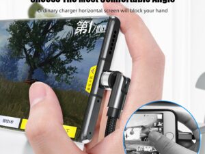 1 sample ok 3 in 1 Led Micro USB C Mobile Phone Charger for Lighting 540 Degree Rotating Magnetic Charging Cable