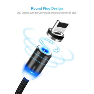 Free Shipping 1m 1.5m 2m Magnetic Charger 3 in 1 USB Cable XINBEST Magnetic Charging Mobile Phone Cable