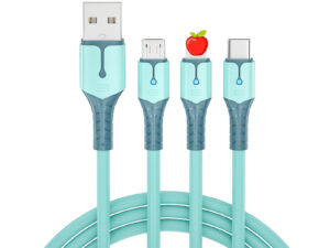 Cell Phone Cable Usb Charger Fast Charging lighting 3 in 1 Mobile Data Cable