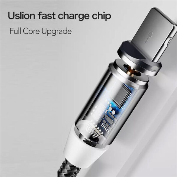 Free Shipping 1m 1.5m 2m Magnetic Charger 3 in 1 USB Cable XINBEST Magnetic Charging Mobile Phone Cable - Image 2