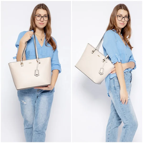Free sample LOVEVOOK hot sale factory women leather tote bag high quality summer 3 pieces ladies purses and handbags women bags - Image 5