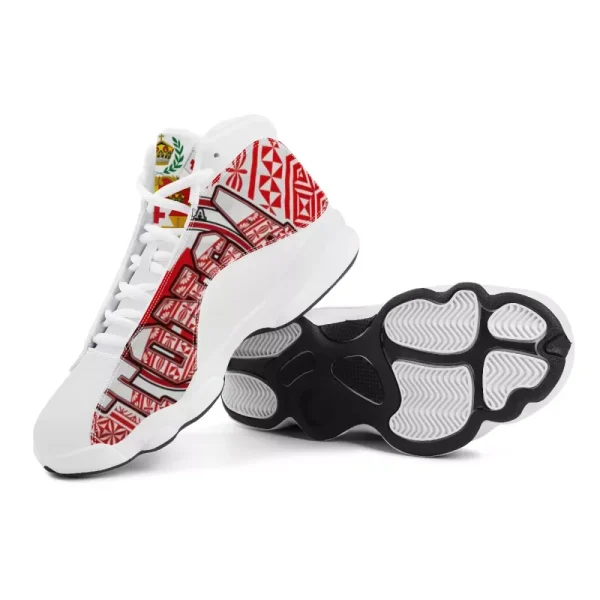 Outdoor Unique Tonga Style Polynesian Samoa Tribal Boy Running Shoes Custom Ball Sports Team Logo Men's Basketball Shoes Cheap - Image 4